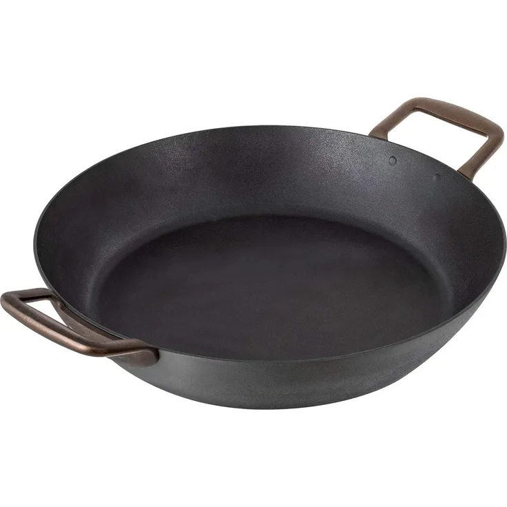 Kuhn Rikon Black Star Eisenpfanne 32 cm mit Seitengriffen