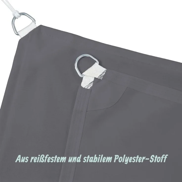 Relaxdays Sonnensegel Polyester – Bild 6