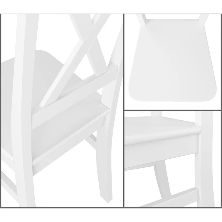 Küchenstuhl Doppelpack Massivholzstuhl Esszimmerstuhl Kiefer 2 Stühle 90.71-23-DW – Bild 7