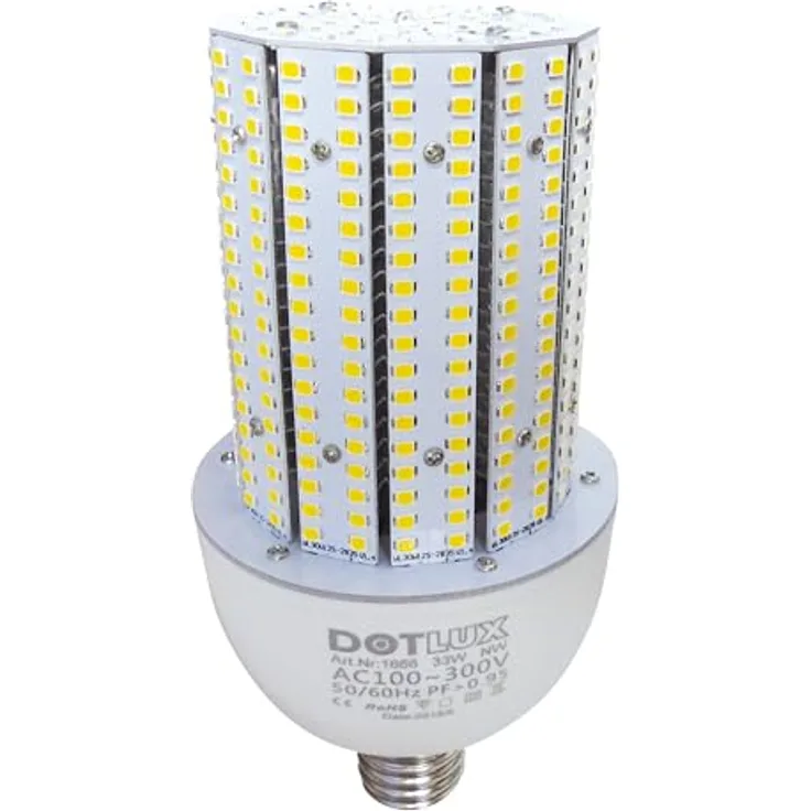 Dotlux LED-Strassenlampe RETROFITprotect E27 28W, 4500K, energieeffiziente Leuchte