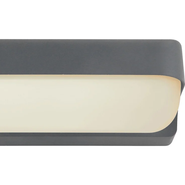 LED Außenleuchte, IP54, leuchtet abwärts, 10 Watt, anthrazit – Bild 7