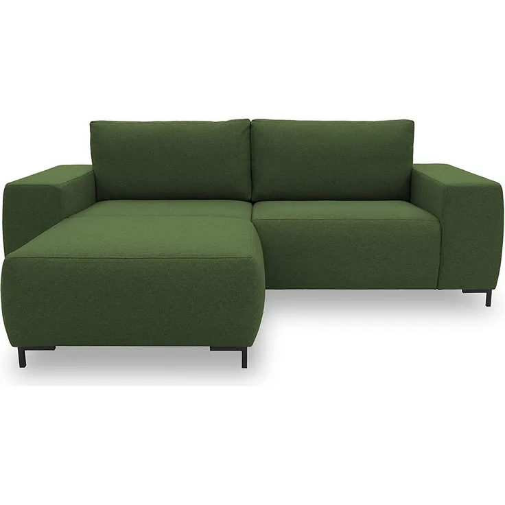 LOOKS by Wolfgang Joop Looks VI Designer Ecksofa, beidseitig montierbar, Polstersofa, grün, 242x160 cm