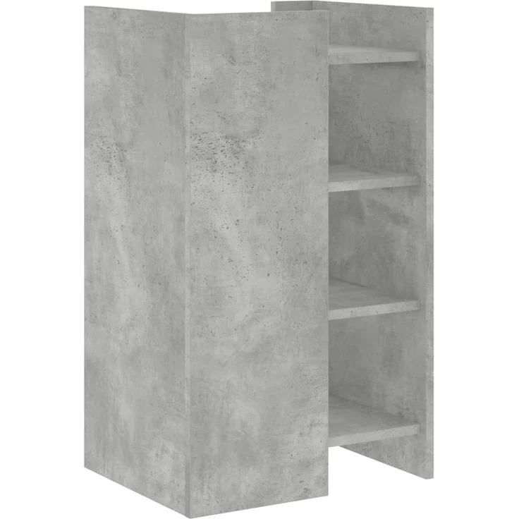 vidaXL Sideboard Betongrau 45x35x75 cm Holzwerkstoff 848384 – Bild 5