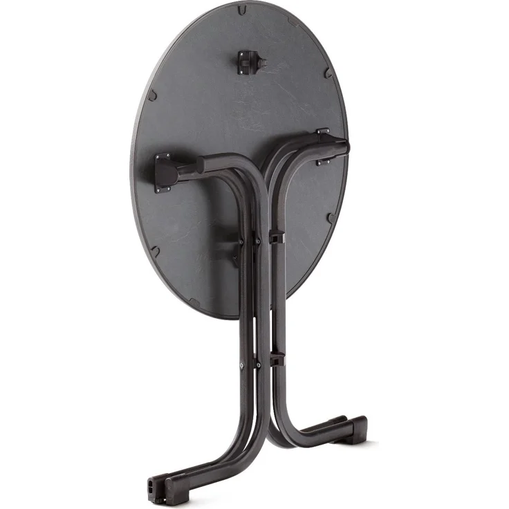 Sieger Boulevard-Klapptisch Boulevard-Klapptisch klappbar, Stahlrohr Eisengrau 70 x 72 x 70 cm – Bild 3