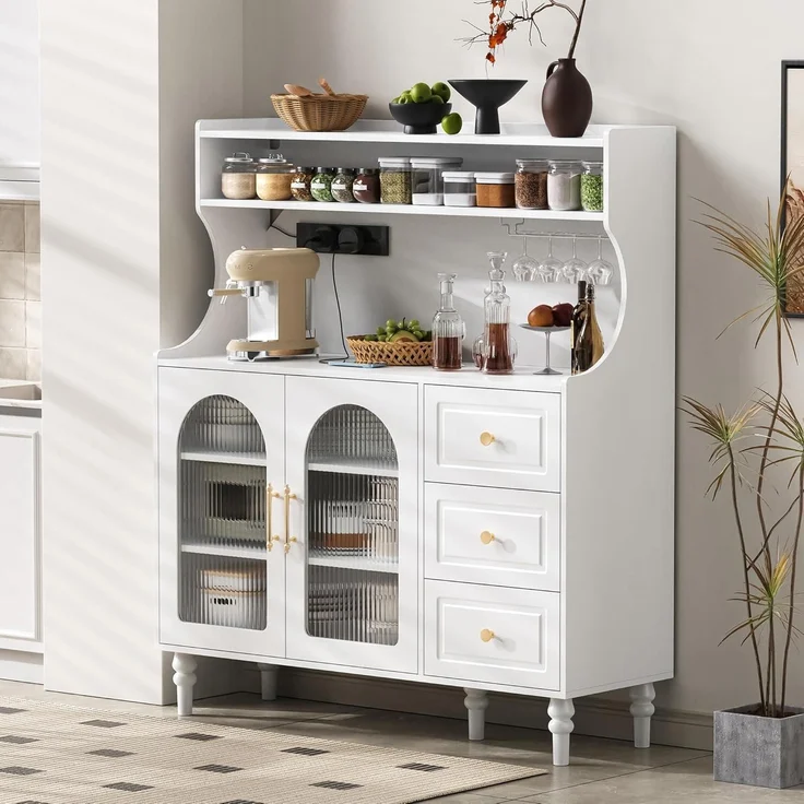 Kuchenschrank Buffetschrank Hochschrank Sideboard – Bild 4