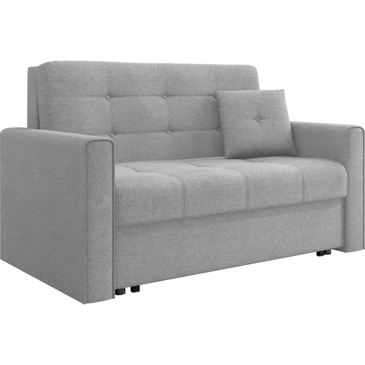 Mirjan24 'Victor Lux II' Sofa, mit Schlaffunktion und Bettkasten, Grau, 85 x 98 x 133 cm