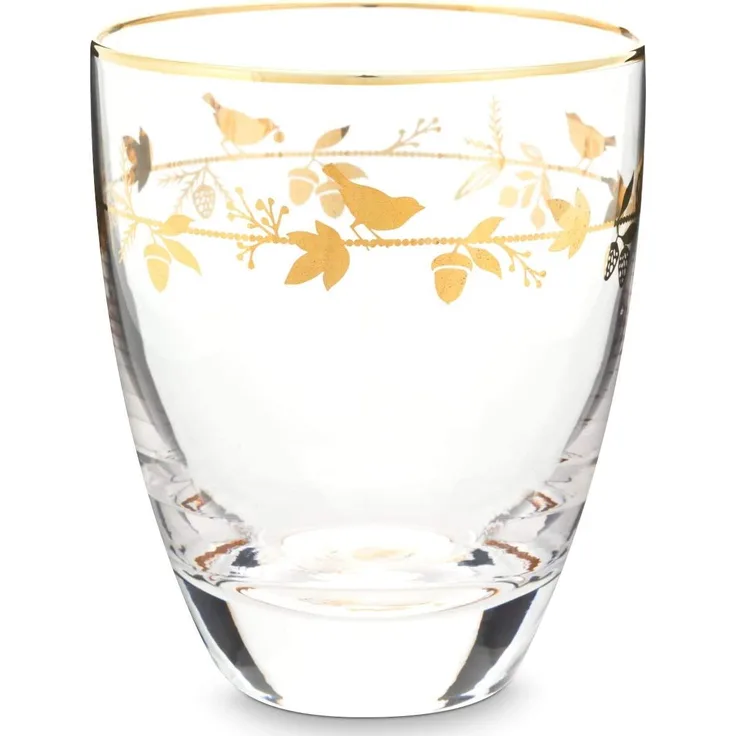 PIP STUDIO Winter Wonderland Gold Wasserglas 0,36 l