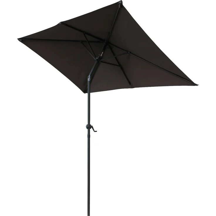 Gardissimo NEW SUNNY Sonnenschirm 200x250cm Gartenschirm Kurbelschirm anthrazit – Bild 10