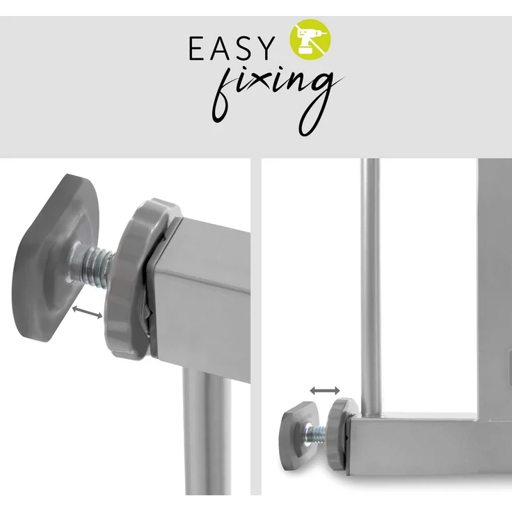 Hauck Türschutzgitter Wood Lock 2 von 75-80 cm + 21cm Verlängerung – Bild 5