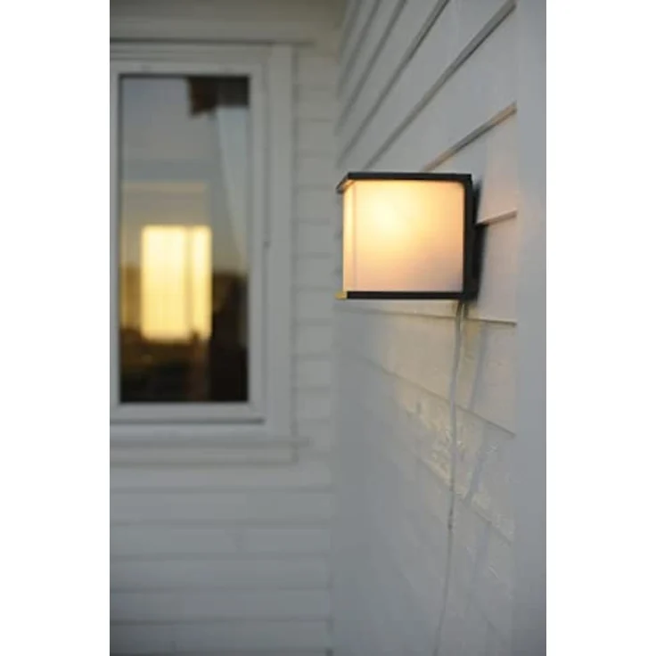 LED-Außenwandleuchte, BOX CUBE, 1 x E27/15W – Bild 4