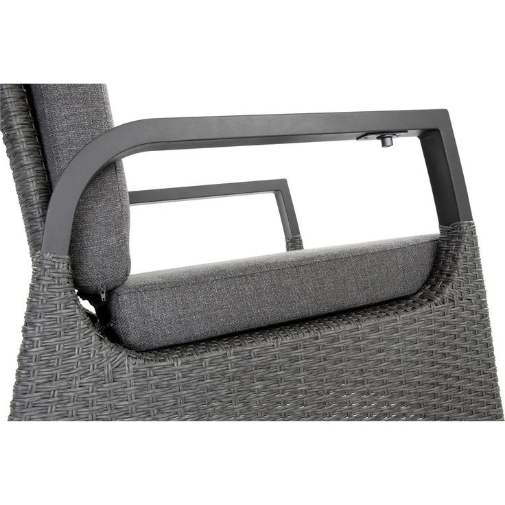 Montana Garten Sitzgruppe, Aluminium, grau, für 4 Personen – Bild 10