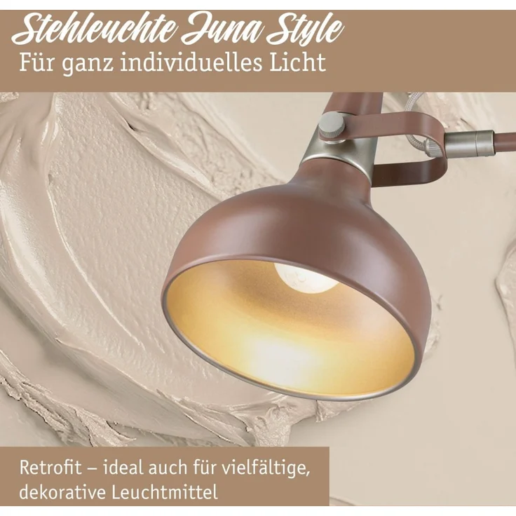 Paulmann 77069 Stehleuchte Neordic Juna Style Nougat E14 – Bild 5