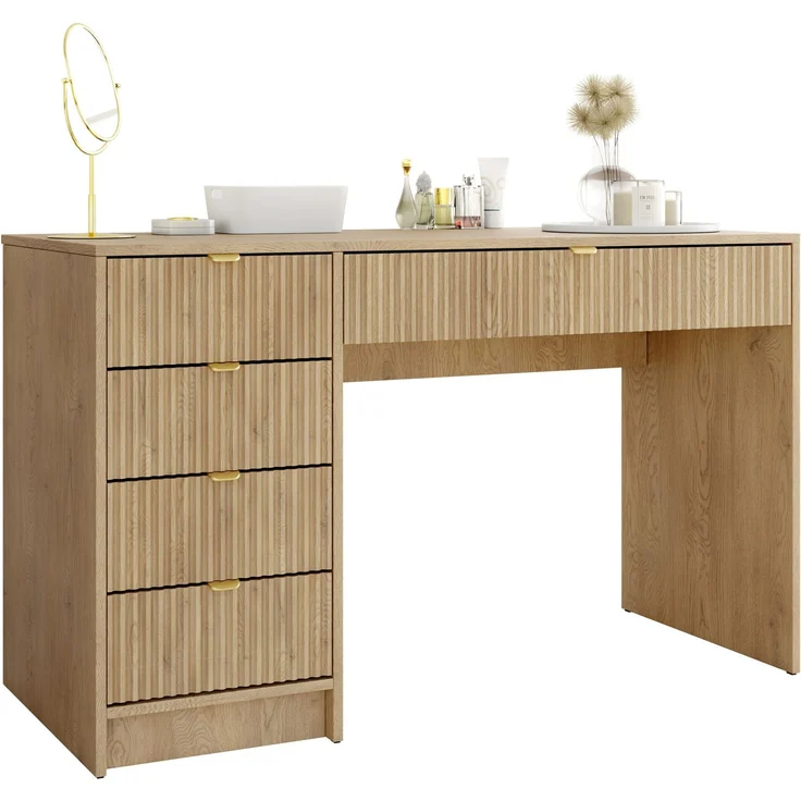 Schreibtisch / Schminktisch Tireno (Farbe: Eiche Cremona) – Bild 2