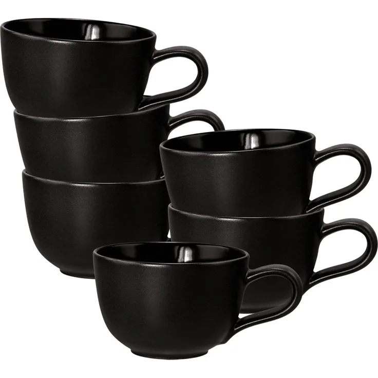 Seltmann Weiden Liberty Velvet Black Espressotasse 100 ml 6er Set