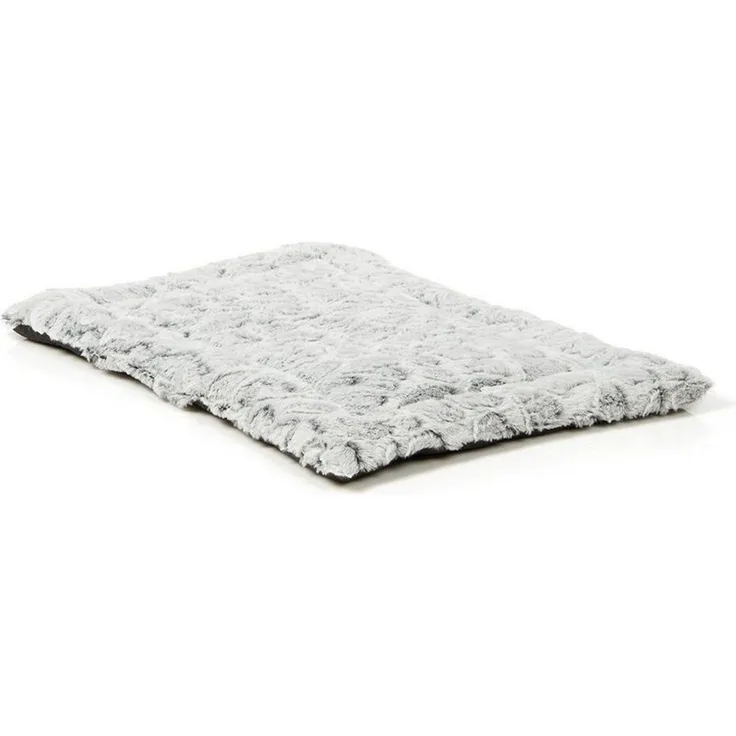 Wallace & Jones Tierdecke Hunde Plüsch-Liegedecke Snow, ca. 60 x 45 x 5 cm, rutschhemmende Hunde Liegedecke