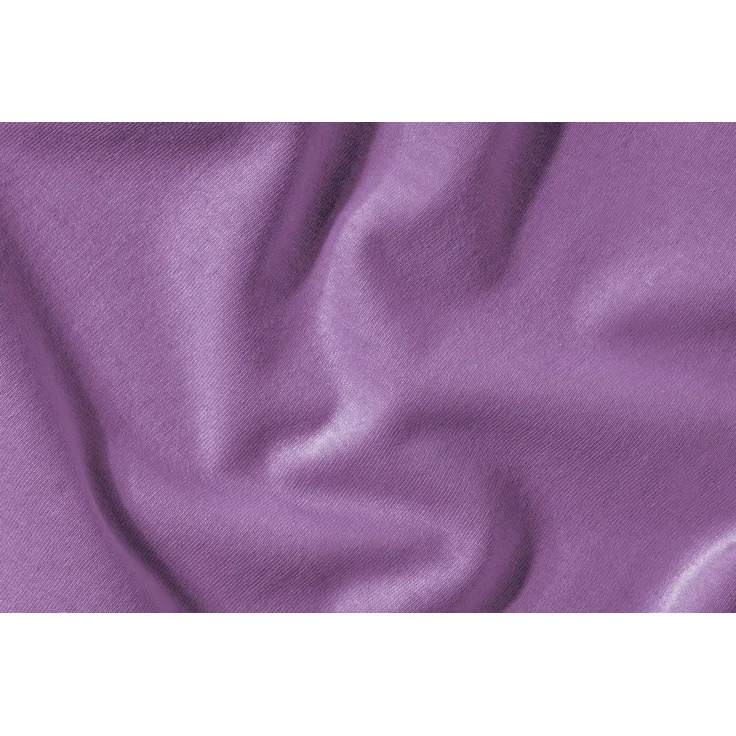 leevitex® Kissenbezüge Kissenbezug 40 x 40 cm, 2er Set, Lila/Pflaume, (2 Stück), feine Jersey-Qualität, 100% Baumwolle, robuster Reißverschluss – Bild 3