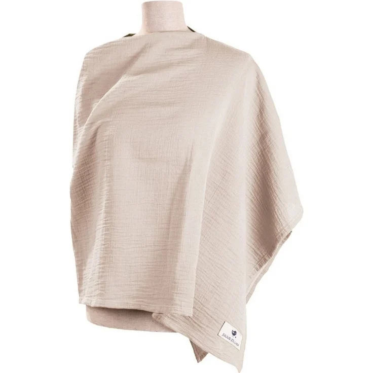 Julius Zöllner Stillkissen uni sand Stilltuch Jersey 74x60, 1-tlg, Stillkissen Stillhilfe – Bild 2