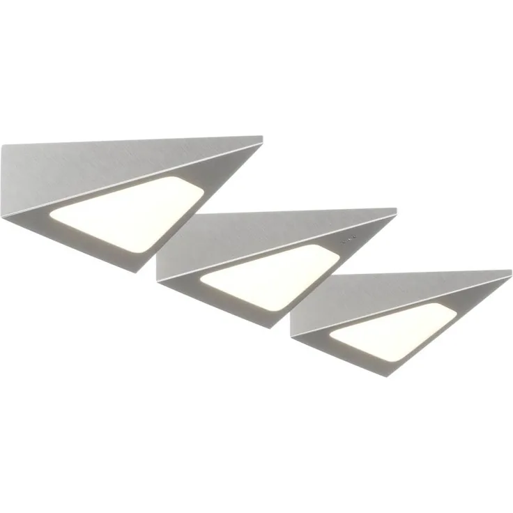 Prios Unterschrankleuchte Odia, Enthalten, 3 x 3 W LED, warmweiß