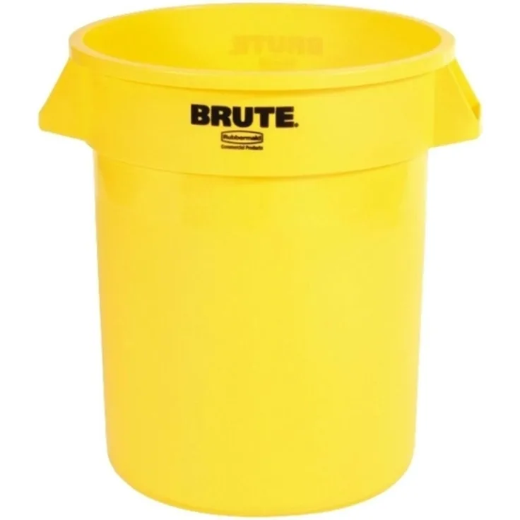 Abfallbehälter Rubbermaid Brute gelb PE