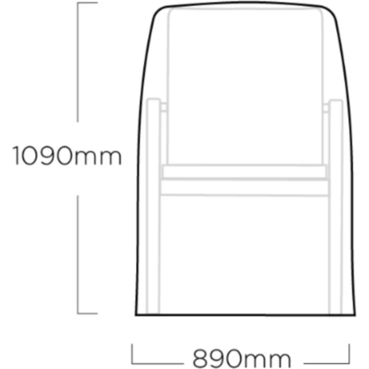 Abdeckhaube für Stapelstühle – Bild 1