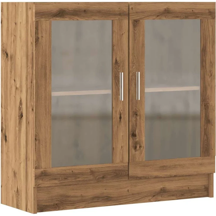 vidaXL Bücherschrank Artisan-Eiche 82,5x30,5x80 cm Holzwerkstoff 856155 – Bild 2