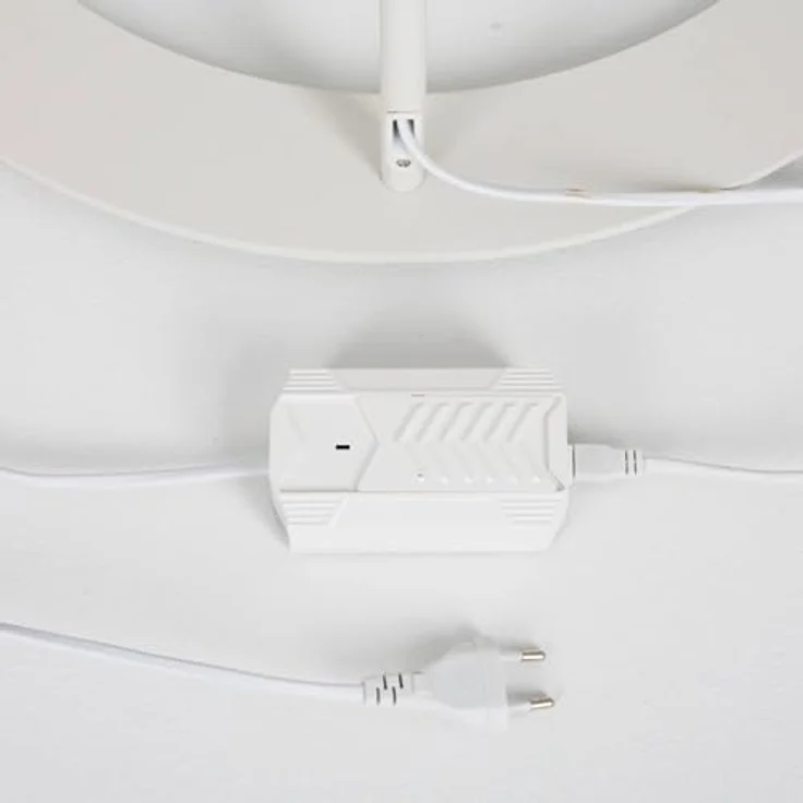 Lindby Bogenlampe Danua, 90 LEDs - 17 W, warmweiß, minimalistisches Design für moderne Wohnräume – Bild 6