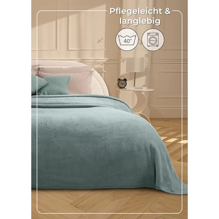 Wohndecke Wohndecke aus Baumwolle - Kuscheldecke, Baumwolldecke, Laynenburg, Decke als Sofa-decke, Couchdecke, Wolldecke aus Baumwollmix – Bild 7