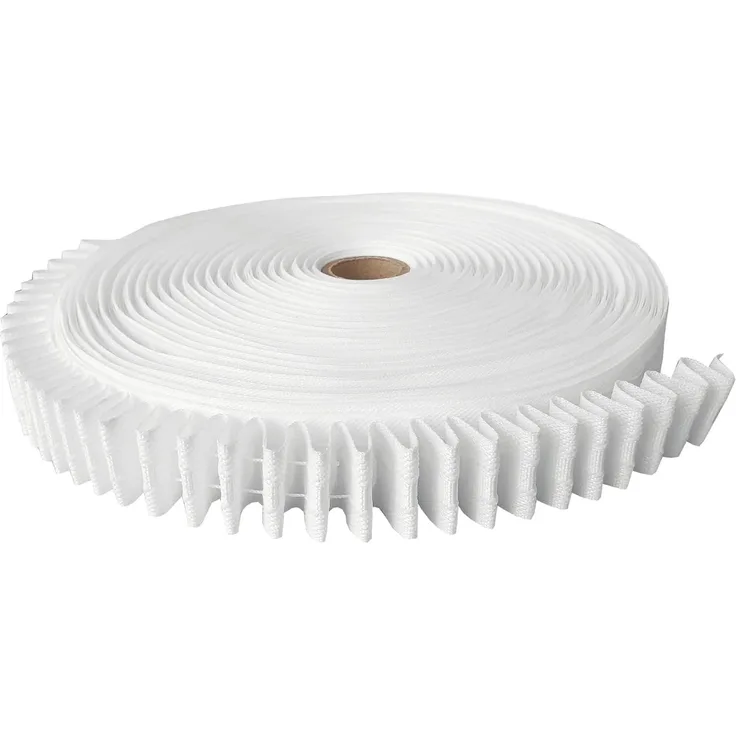 Bestgoodies Kräuselband für Gardinen zum Aufnähen (5m bis 50m), Gardinen, Vorhänge, Gardinenstoff, 100% Polyester, EU Herstellung, verschiedene Ausführungen