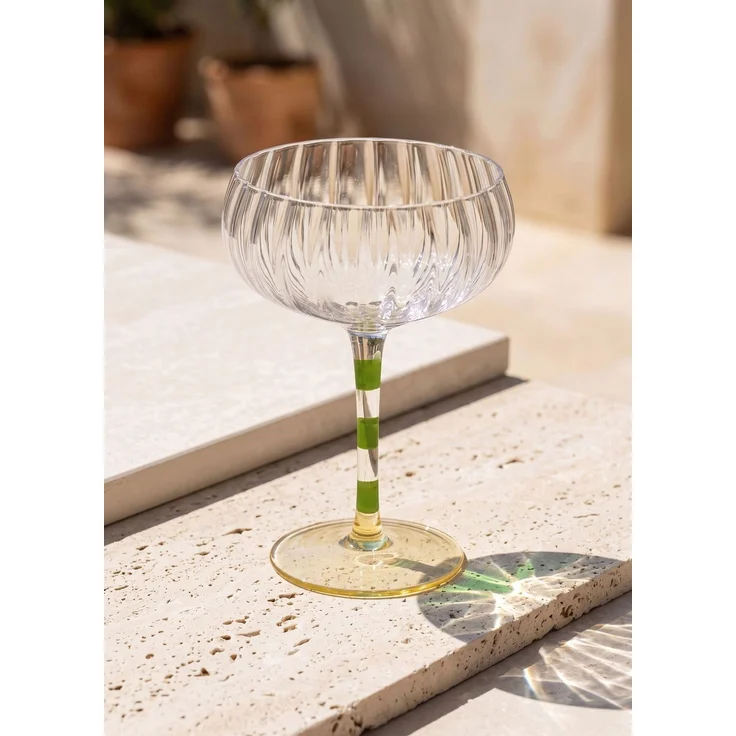 Hermia Concept 'BRD0156 - 4'lü' Eisbecher-Set (4-teilig), Grün / Gelb, 11 x 11 x 15 cm, 240 ml – Bild 2