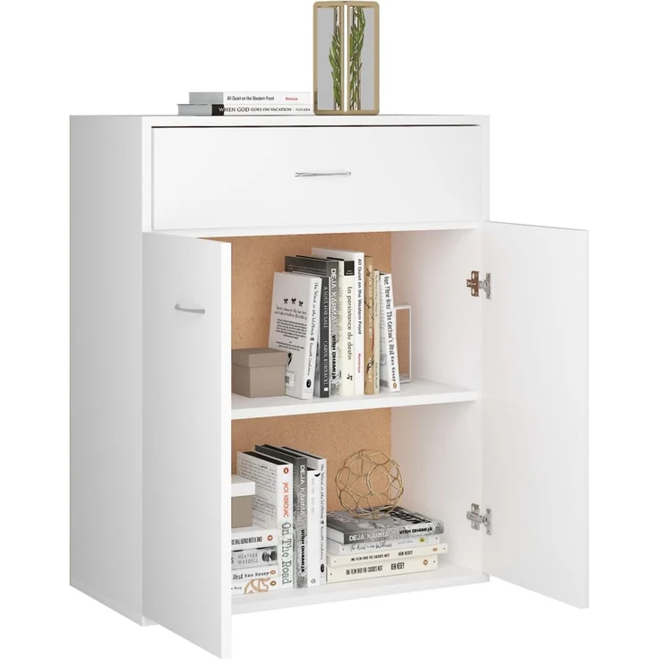 vidaXL Sideboard Weiß 60 x 30 x 75 cm Spanplatte [800711] – Bild 4