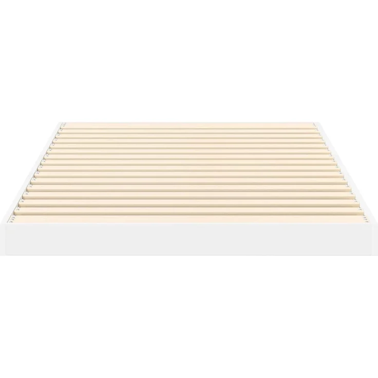 vidaXL Bodenbettrahmen, Holz Weiß, 76,5x200 cm – Bild 6