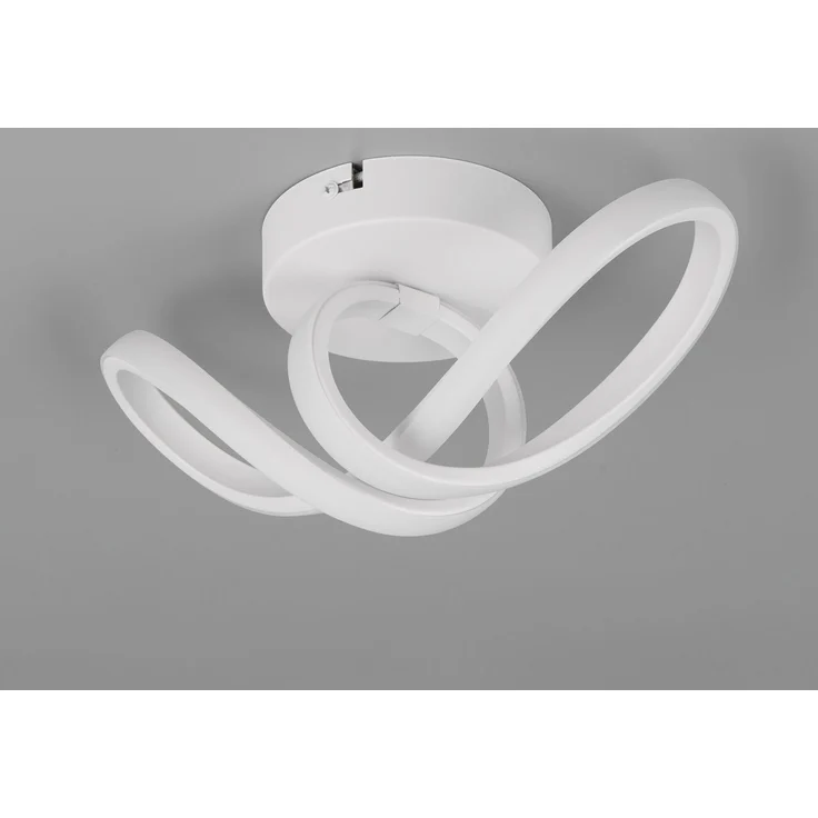 LED Decken- und Wandleuchte RUSA Metall in Weiß, Breite 28cm – Bild 5