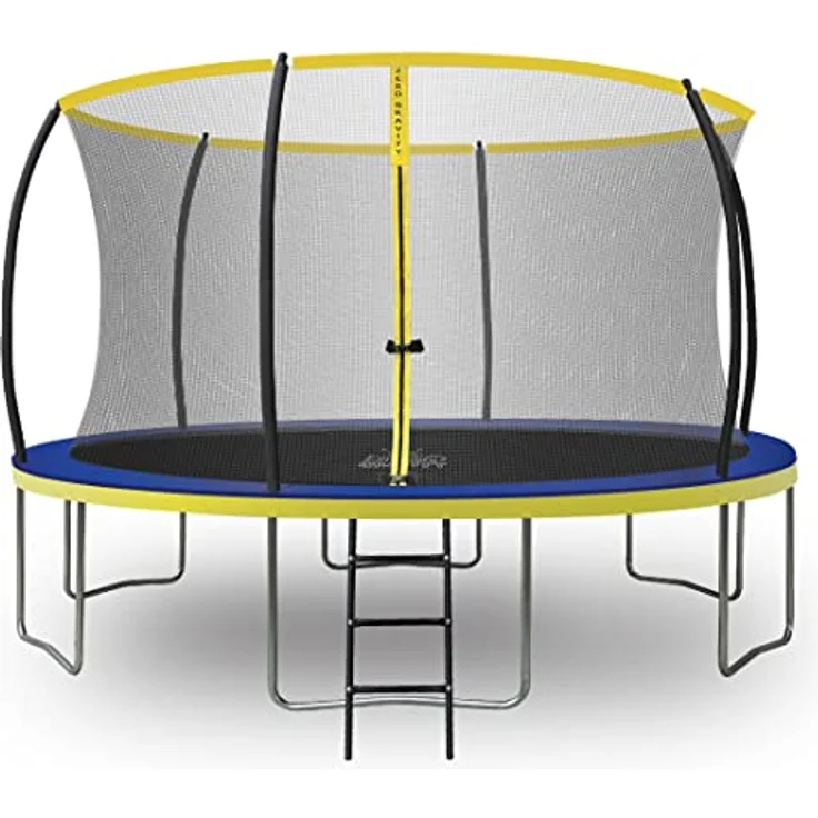 Zero Gravity Outdoor Trampolin Ø 427cm, TÜV geprüft, inkl. Leiter, sturmsicher in 5 Minuten, mit Sicherheitsnetz und Aufbauvideo – Bild 1