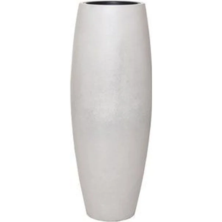 VIVANNO Bodenvase Fiberglas MAGNUM Rund - Beige Steinoptik (1 St), 37x100 cm – Bild 6