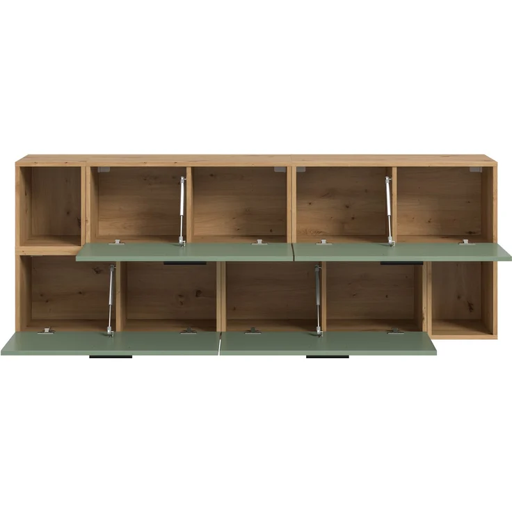 The One Wohnkombination in Smoke Green Nachbildung – Bild 3