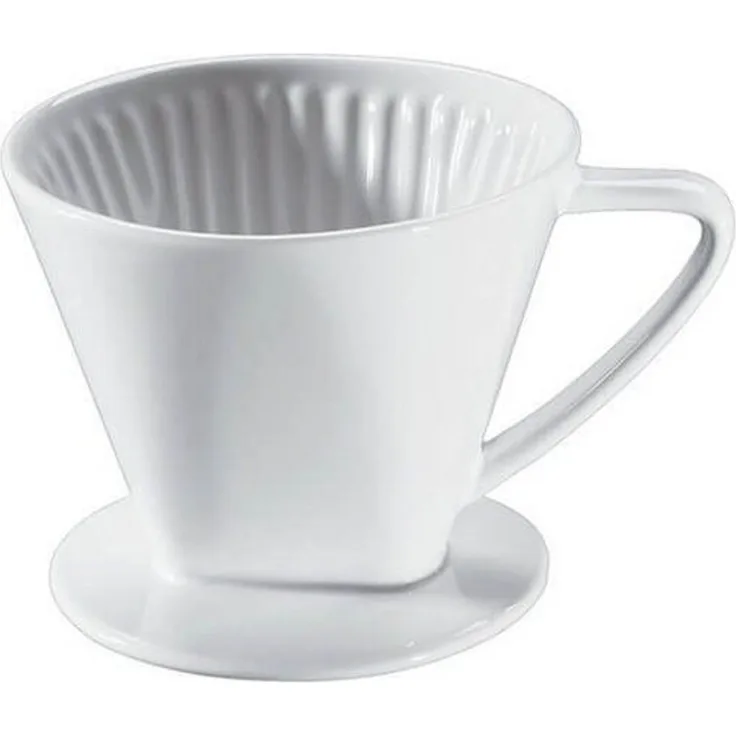 Cilio Porzellan Kaffeefilter Gr. 2 weiß