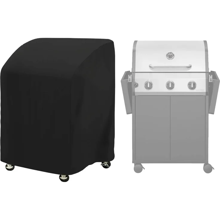Awnic wasserdichte abdeckhaube für Grill, grillabdeckung wetterfest, Grill Abdeckung für Weber, Tepro Holzkohlegrill, 420D Oxford Gewebe 105X49X102cm – Bild 1