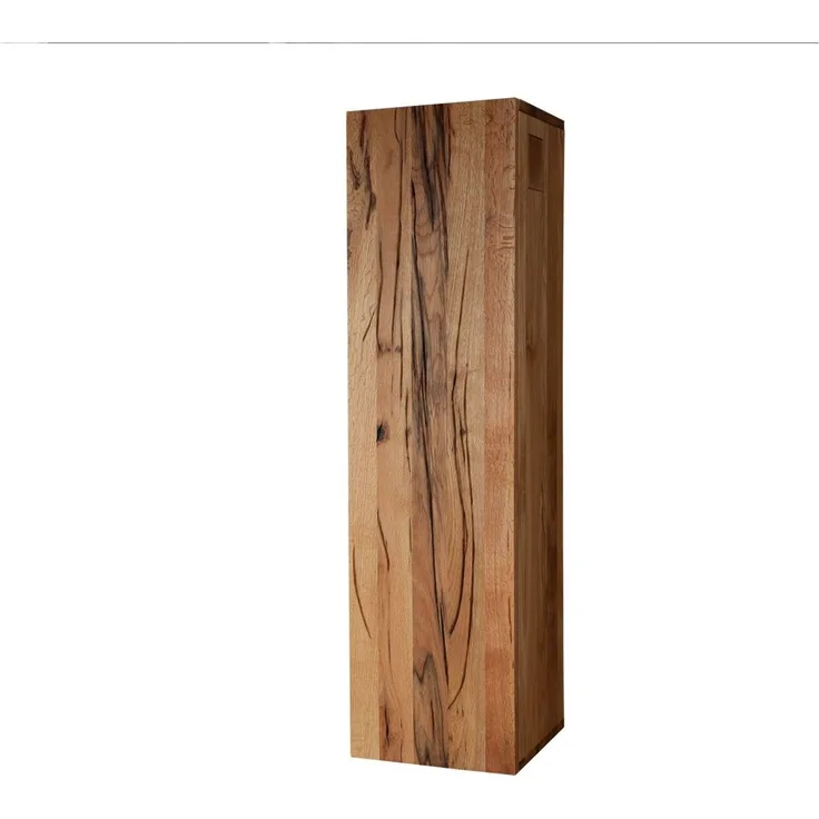 Hängeschrank Wild-/Zerreiche 33x33x124 natur geölt FRANKFURT #101