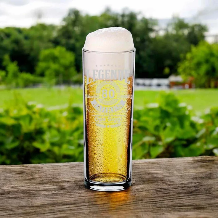 Luxentu Kölschglas Bierglas Kölner Stange 0,2l mit Eichung - Legende seit 30 Jahren – Bild 1