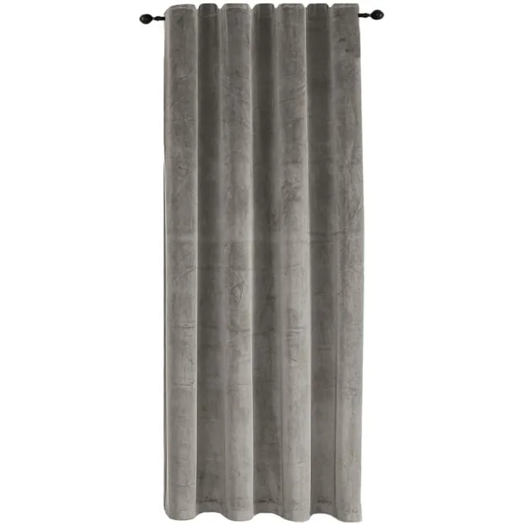 Haus und Deko Gardine Verdunkelungsvorhang Samt weich Vorhang Kräuselband blickdicht Gardine, Kräuselband (1 St), Polyester