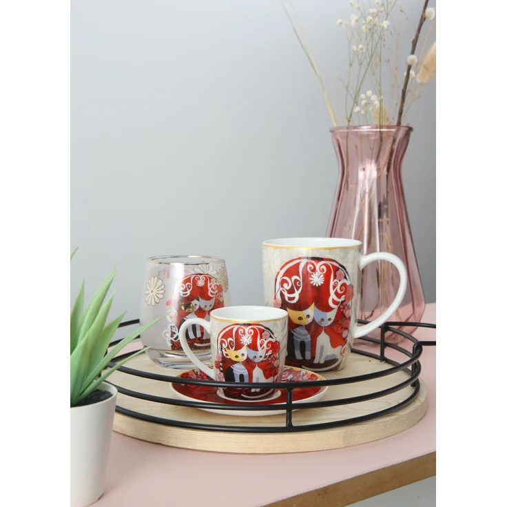 Goebel Tasse Espressotasse R. Wachtmeister -Templi dell' amore, 1-tlg, Porzellan – Bild 2