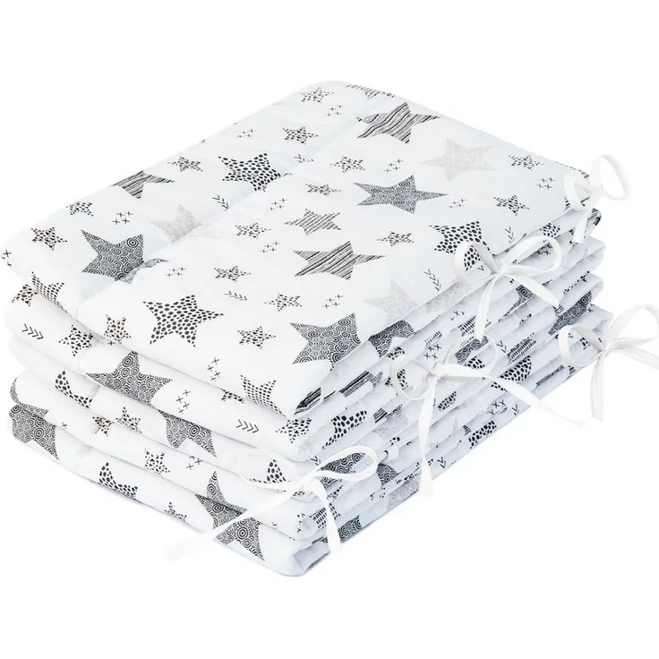 Amilian Bettnestchen Bettumrandung (Made in EU) 420x30 cm - für Babybett 140x70 cm geeignet, (140 x 70 cm geeignet (rundherum) mit Kantenschutz, Nestchen), Umrandungen