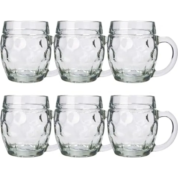 ich-zapfe Bierglas Bierglas 6er Set Biergläser Tübinger 0,5 Liter