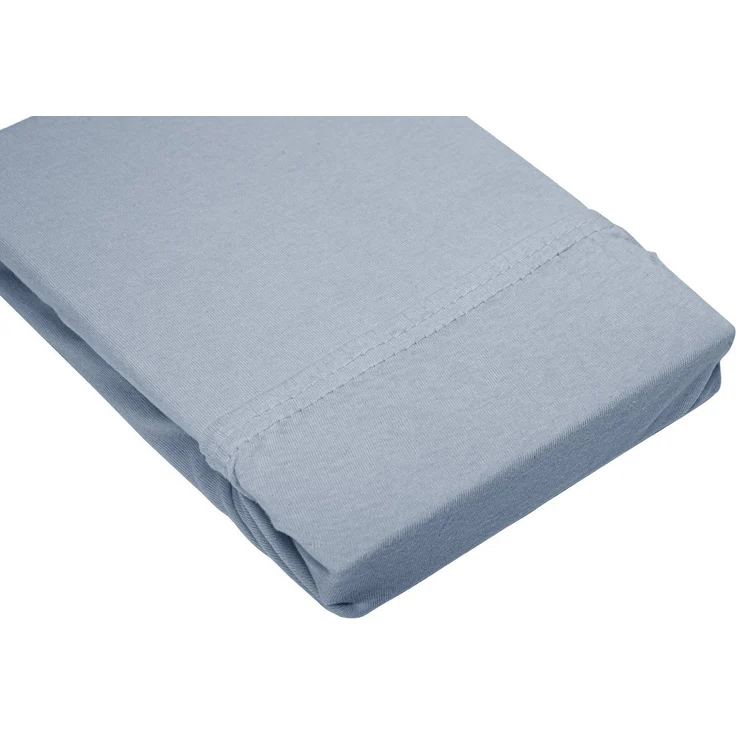 Hometex Premium Textiles Spannbettlaken Jersey Spannbettlaken 100% Baumwolle, Jersey, Gummizug: Rundumgummizug, Premium-Jersey Matratzenhöhe bis 23 cm – Bild 1