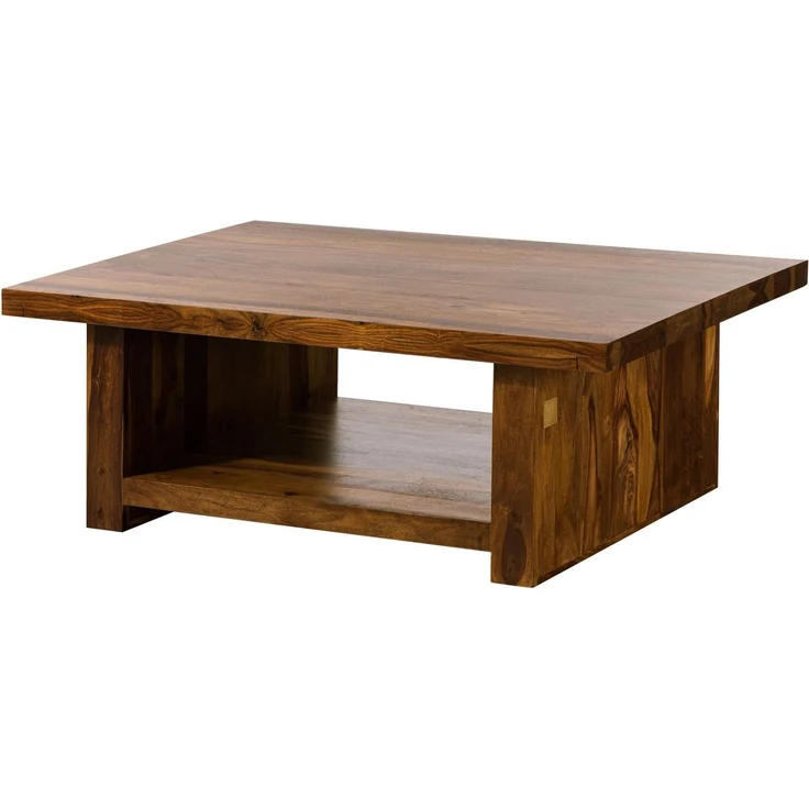 Couchtisch Sheesham 120x85x43 walnuss lackiert DUKE #119 – Bild 1