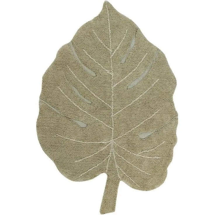 Lorena Canals Monstera Teppich Grün