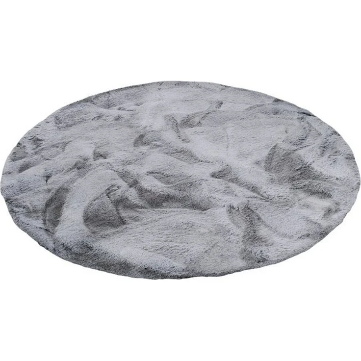 Pergamon Fellteppich Fellteppich Luxus Super Soft Plush Rund, Rund, Höhe: 25 mm – Bild 4