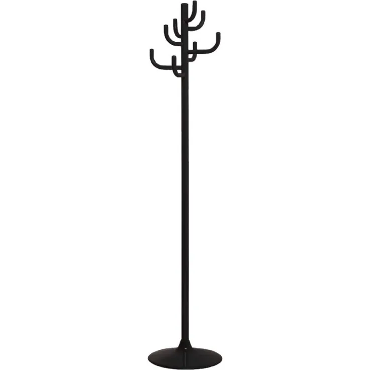 Kleiderständer Kaktus, Metall, Schwarz