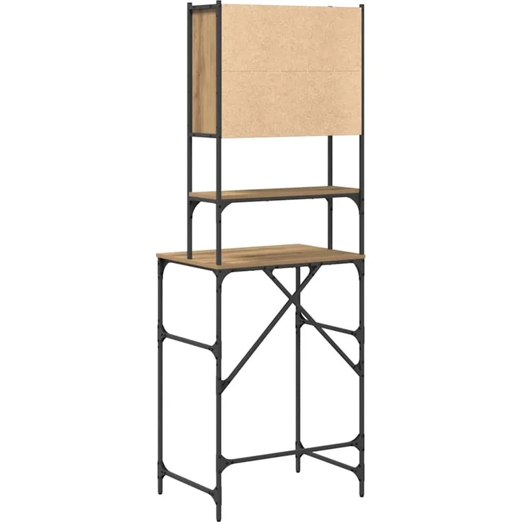 vidaXL Waschmaschinen-Schrank Artisan-Eiche 68 x 48,5 x 194 cm 871368 – Bild 7