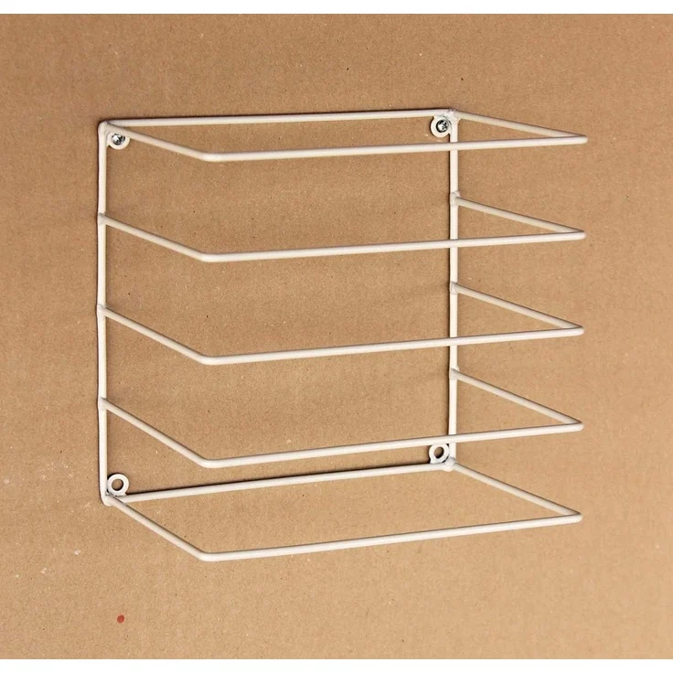 DanDiBo Handtuchhalter Weiss Wand Handtuchregal zur Wandmontage 20 cm 93897 Unsichtbar Schwebend Wandhandtuchhalter Metall Modern Design – Bild 8